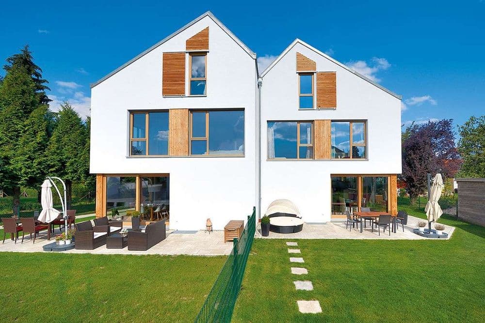 Doppelhaus Fertighaus Gruber Engelhart