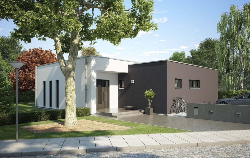Kubischer Bungalow